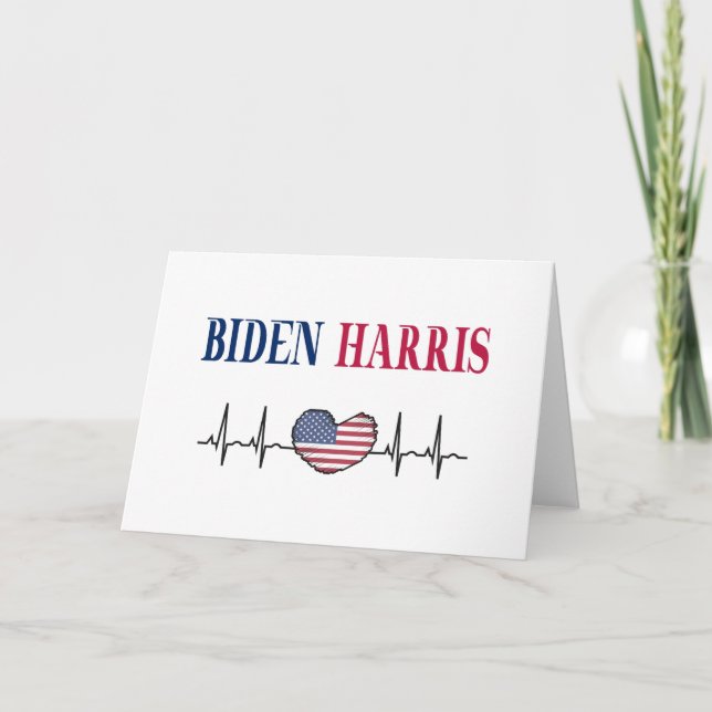 Cartão Biden Harris 2020 (Frente)