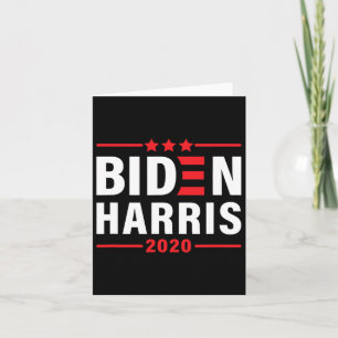 Cartão Biden Kamala Harris 2020 Eleição Democrata Liberal