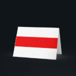 Cartão Bielorrússia símbolo de bandeira vermelho revoluçã<br><div class="desc">Bielorrússia símbolo de protesto revolução branca vermelha liberdade democracia</div>