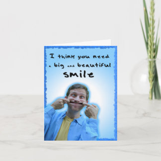 Cartão Big and Beautiful Smile card