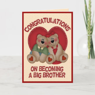 Cartão Big Bear Brother