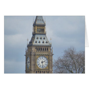 Cartão Big Ben Clock
