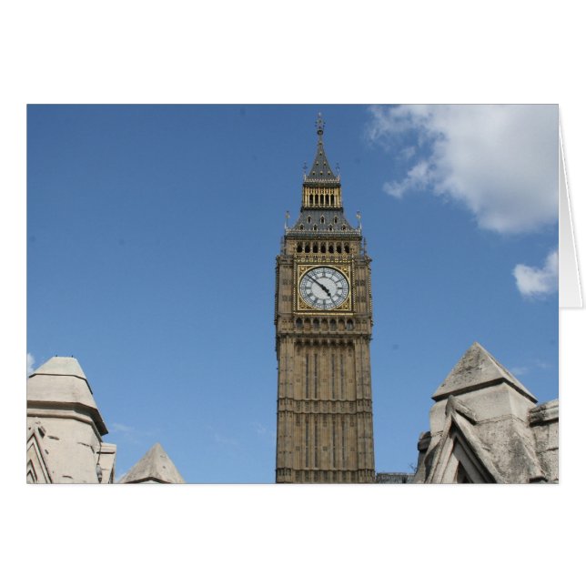 Cartão Big ben high (Frente Horizontal)