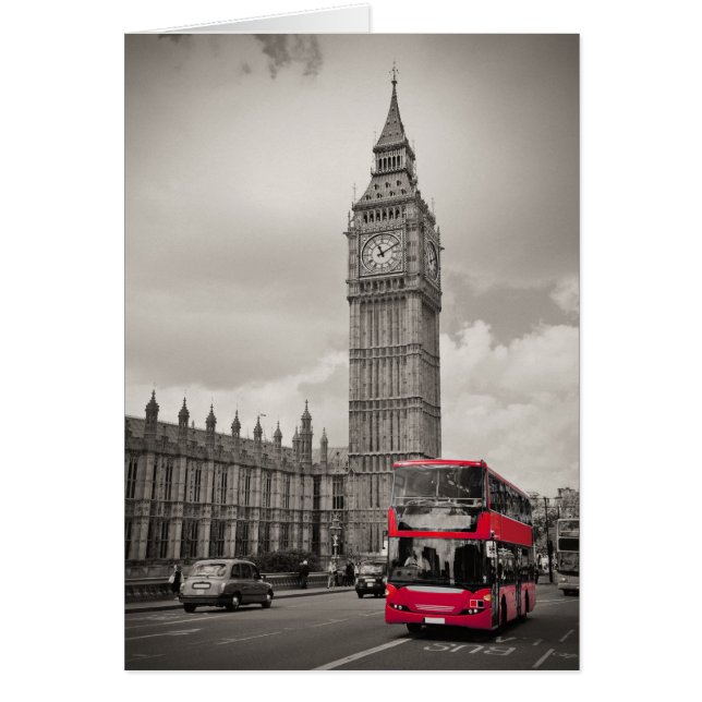 Cartão Big Ben London (Frente)