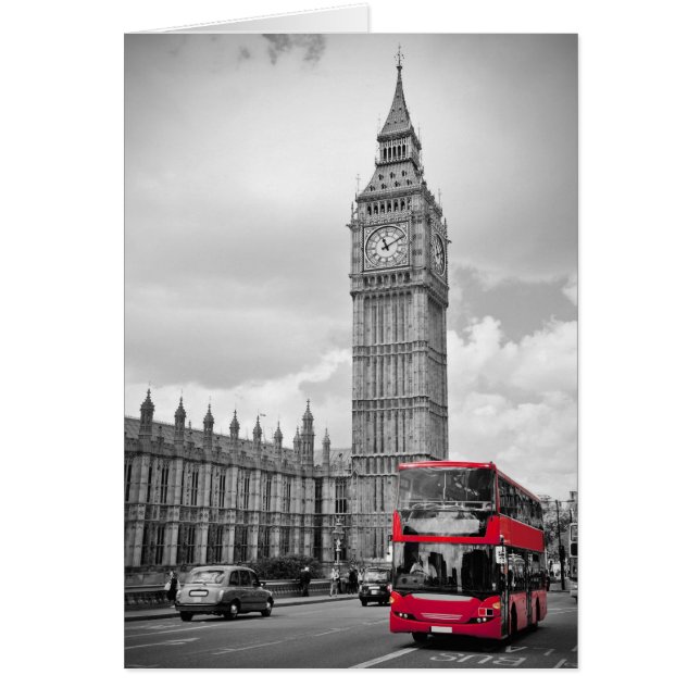 Cartão Big Ben London (Frente)