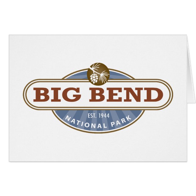 Cartão Big Bend National Park Texas (Frente Horizontal)