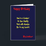 Cartão Big Brothday<br><div class="desc">Cartões de aniversário com dedicação ao irmão mais velho</div>