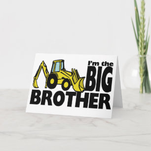 Cartão Big Brother Backhoe