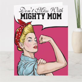 Cartão Big Card for Mighty Mom - See Inside and Back