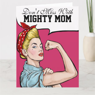 Cartão Big Card for Mighty Mom - See Inside and Back