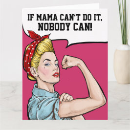 Cartão Big Card for Mighty Mom - See Inside and Back