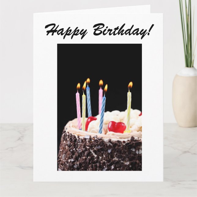 Cartão Big Happy Birthday Card (Frente)