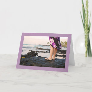 Cartão Big Island of Hawaii Lava Rock Blank Greeting Card