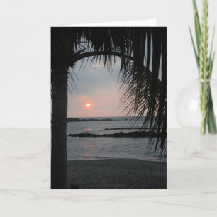 Cartão Big Island Sunset