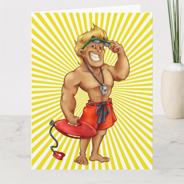 Cartão BIG (Lifeguard) Greeting Card - SRF (Frente)