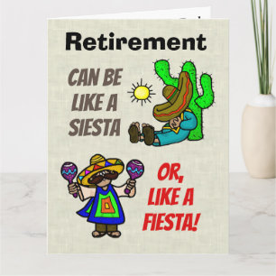 Cartão Big Mexican Retirement Card
