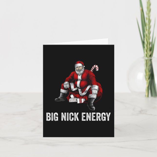 Cartão Big Nick Energy Papai noel Natal 3 (Frente)