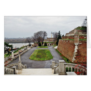 Cartão Big Park Kalemegdan Por Rio Danúbio Sérvia