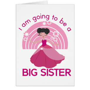 Cartão Big Sister Princesa