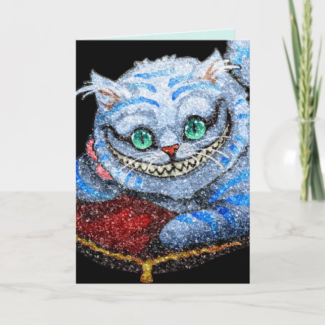 CARTÃO BIG SMILE SMILING CAT BIRTHDAY GREETING CARD (Frente)