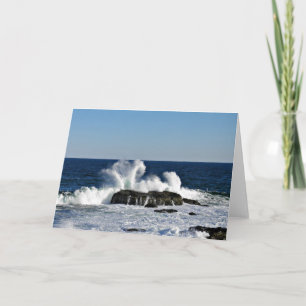 Cartão Big Wave Greeting Card, Blank Inside