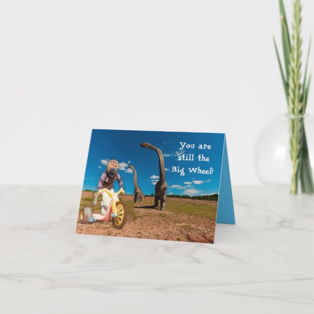 Cartão "Big Wheel" Birthday (Frente)