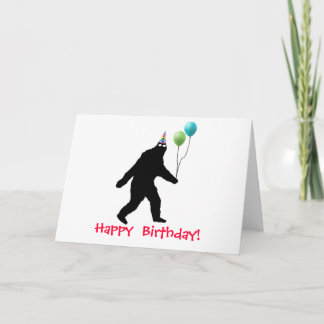 Cartão Bigfoot Happy Birthday!