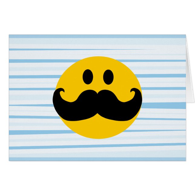 Cartão bigode (Frente Horizontal)