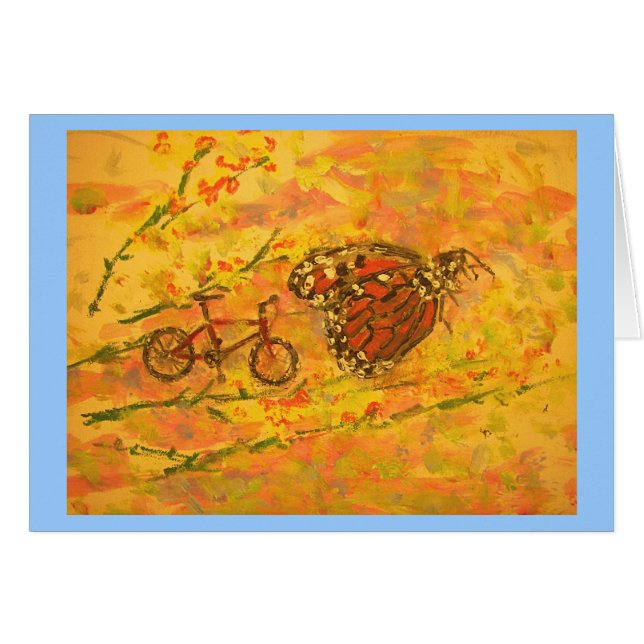 Cartão Bike em qualquer lugar (Frente Horizontal)