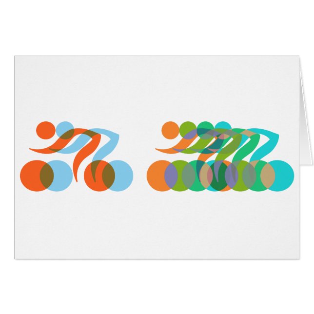 Cartão Biker anormal (Frente Horizontal)