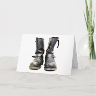 Cartão Biker Boots