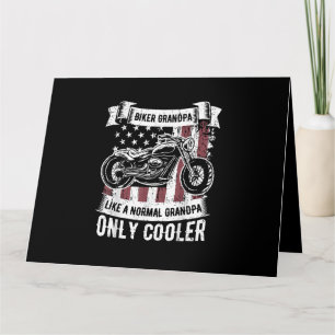 Cartão Biker Grandpa Ride Motociclos R