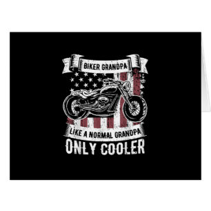 Cartão Biker Grandpa Ride Motociclos R