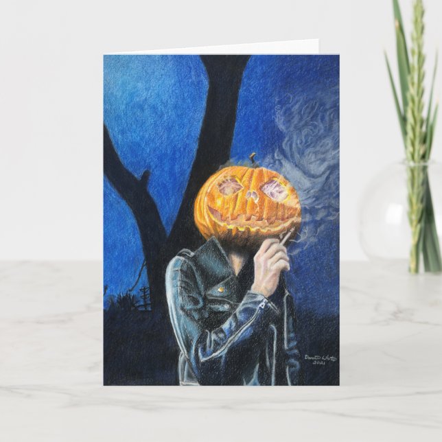 Cartão Biker sem cabeça (Frente)