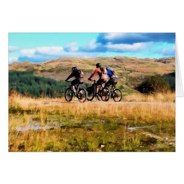 Cartão BIKING MONTAIN (Frente Horizontal)