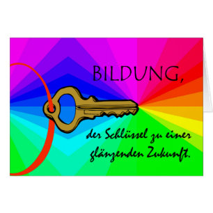 Cartão Bildung, Educação, Apreciação de Professores, 