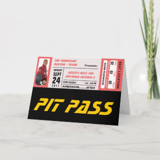 Cartão Bilhete de Evento