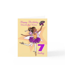 Bilhete de idade de pêssego Niece bailerina