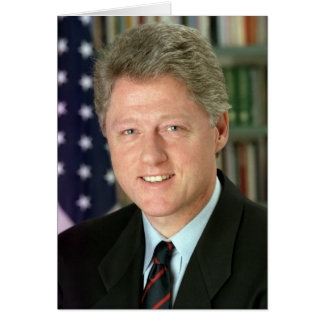 Cartão Bill Clinton