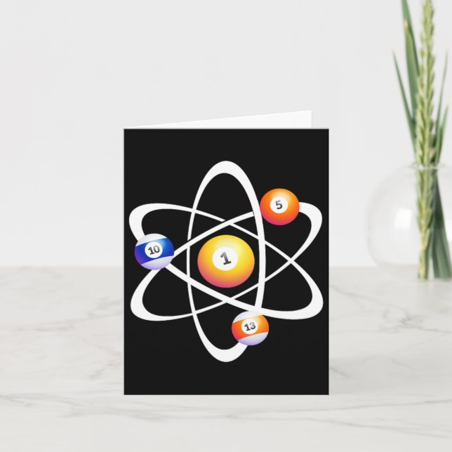 Cartão Billiard Piscina Games Stick Piscina Bill (Frente)