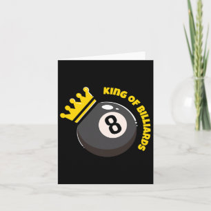 Cartão Billiard Snooker Aluga Rei De Bilhar
