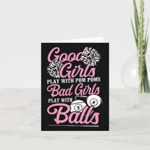 Cartão Billiards Piscina Player Ball Girl Good Girls Plan