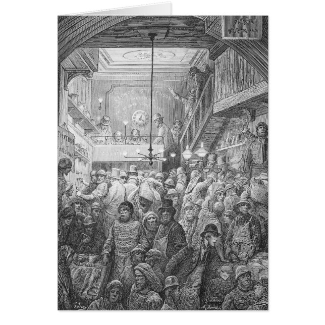 Cartão Billingsgate - amanhecer (Frente)