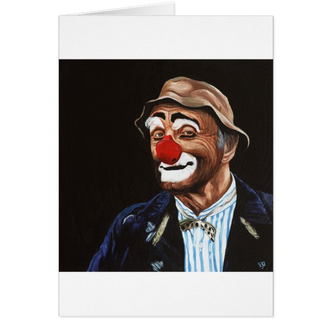 Cartão Billy superior o palhaço (Frente)