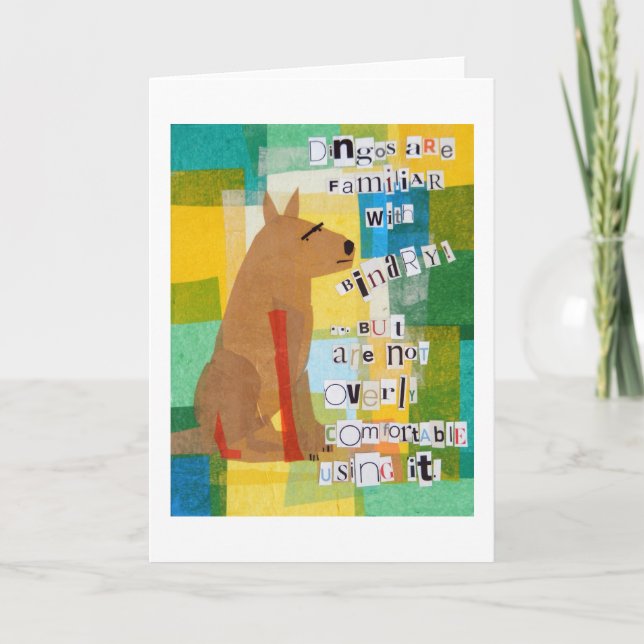 Cartão Binary Dingo (Frente)