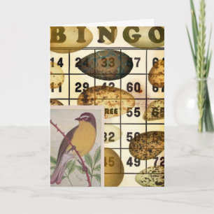 Cartão Bingo Bird