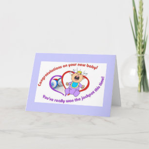 Cartão Bingo cards - new baby