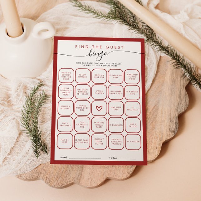 Cartão Bingo de Chá de panela de Natal (Criador carregado)