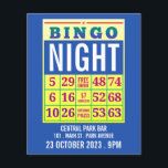 Cartão Bingo, Publicidade Noturna Bingo<br><div class="desc">Bingo Card,  Bingo Night Advertising Flyers Pelas Lojas De Cartão de visita.</div>