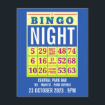 Cartão Bingo, Publicidade Noturna Bingo<br><div class="desc">Bingo Card,  Bingo Night Advertising Flyers Pelas Lojas De Cartão de visita.</div>